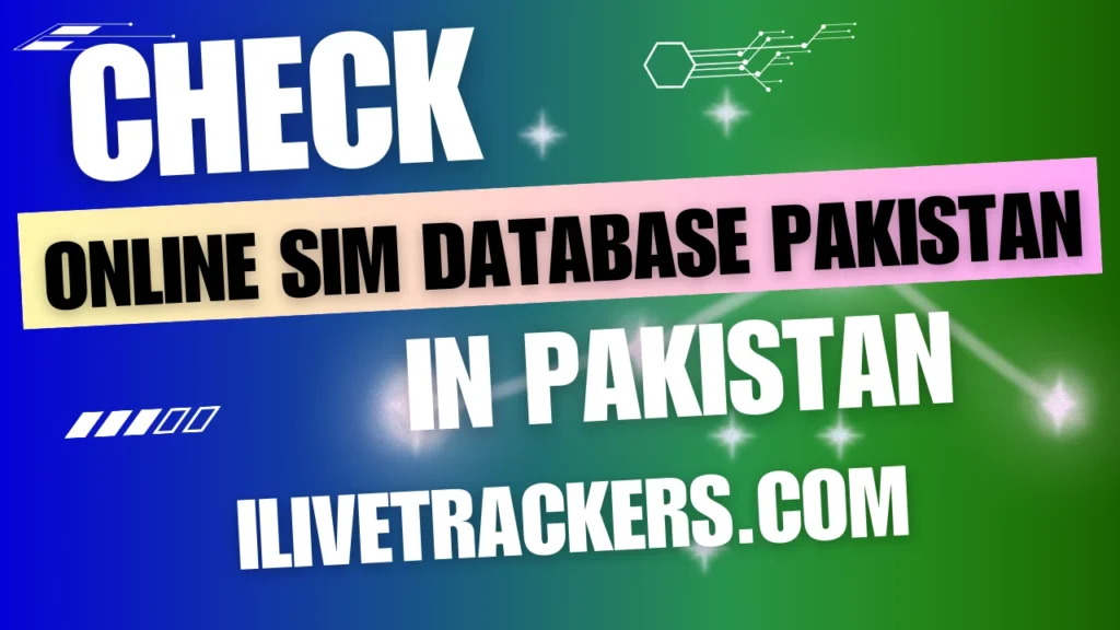 Online SIM Database in Pakistan 2025